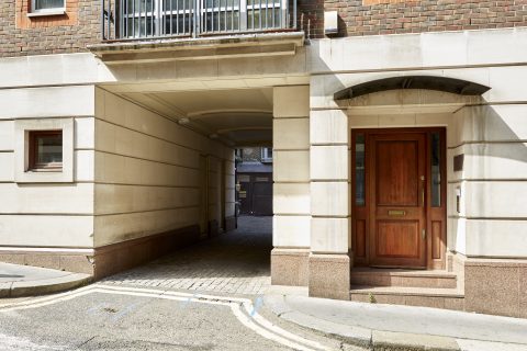 Entrance to car park