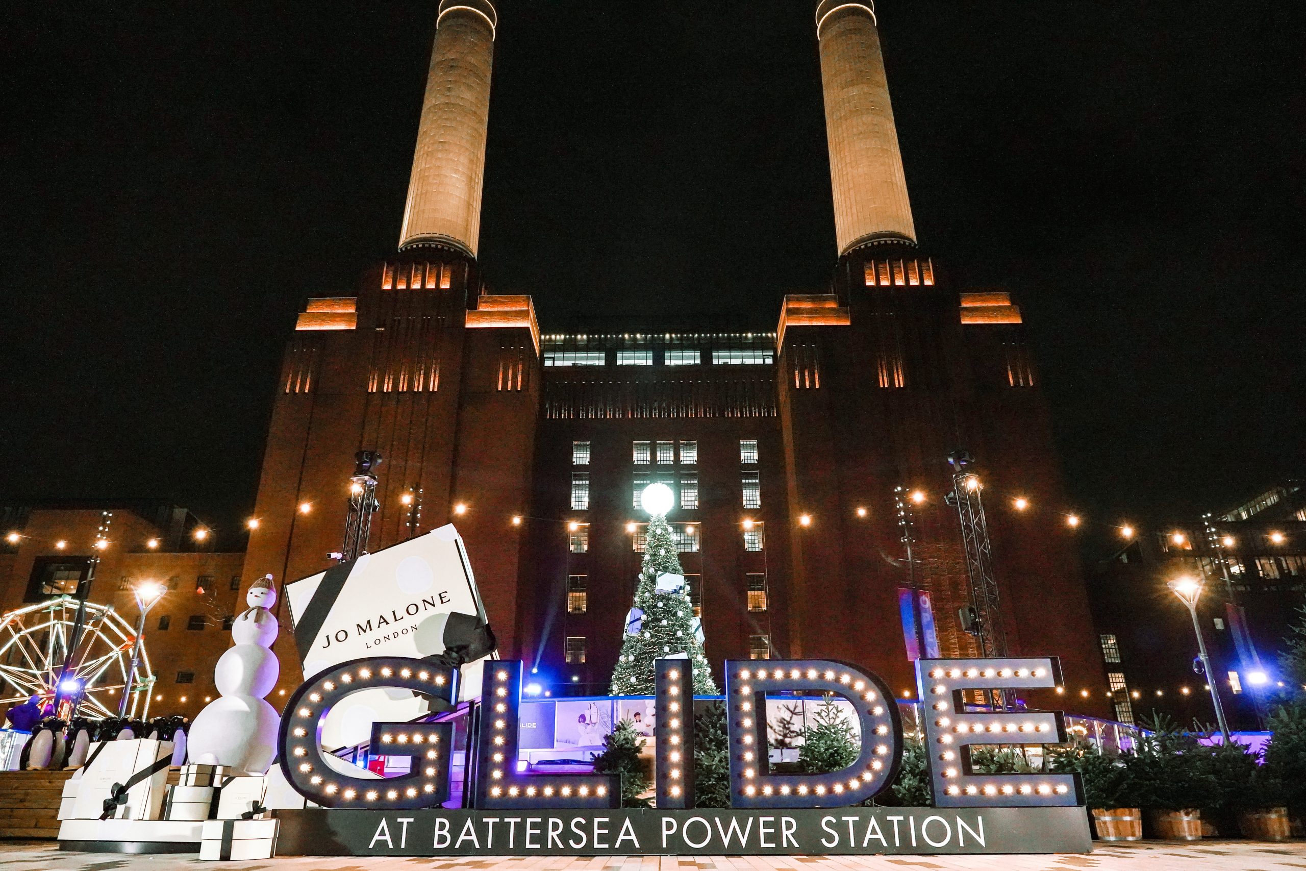 Glide at Battersea Power Station riverside iceskating this winter