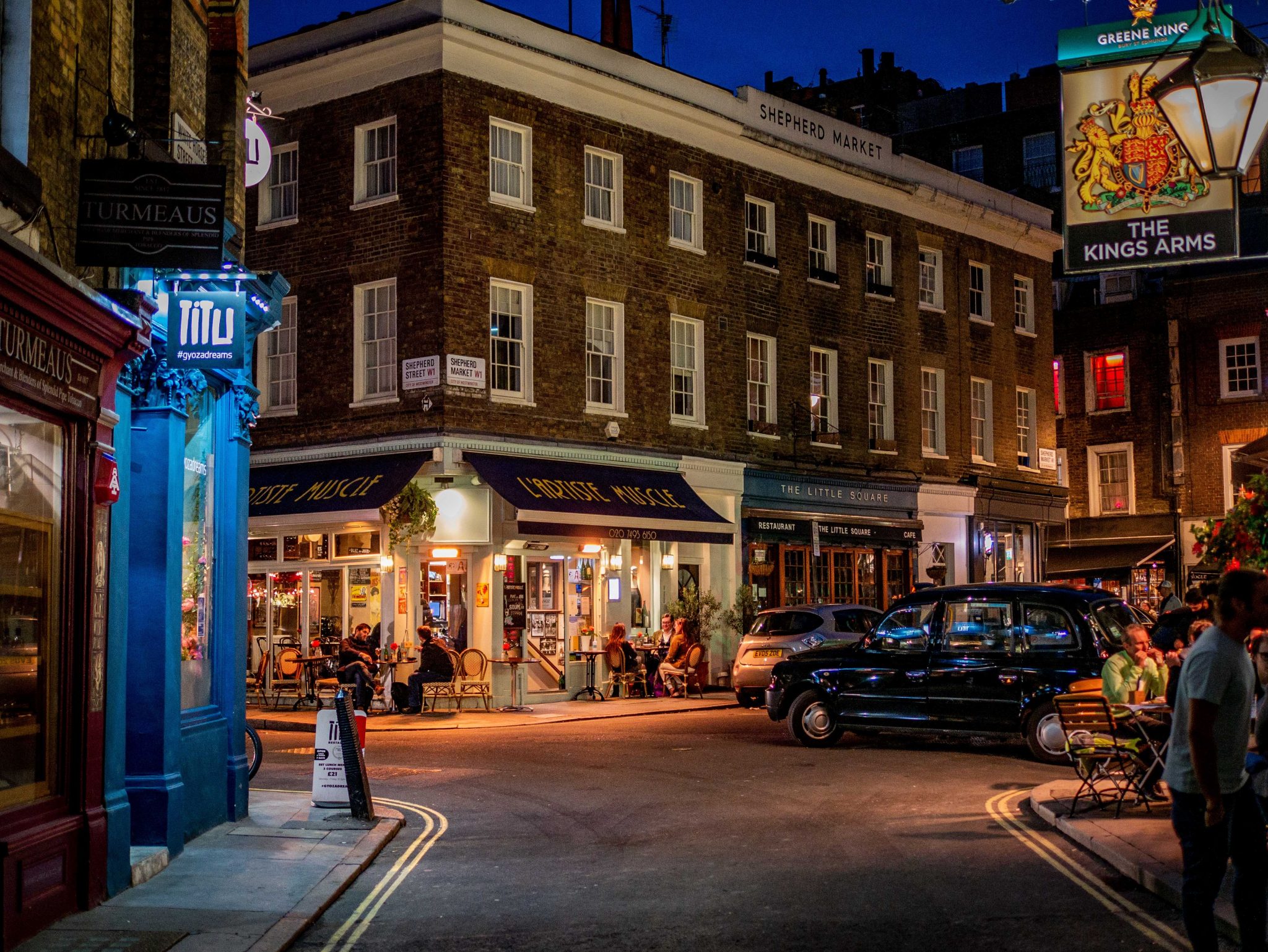 Shepherd Market a village in Piccadilly Hertford Street