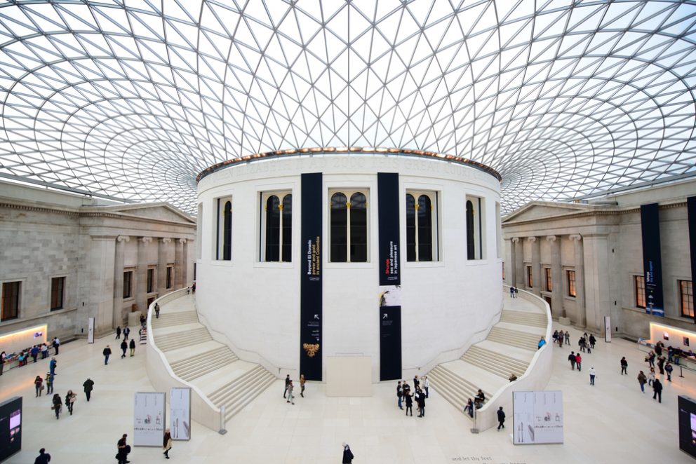 The interior of the British Museum