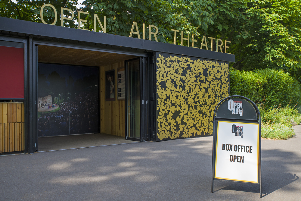 The entrance to the Regent's Park Open Air Theatre.